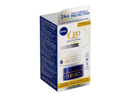 57156 nivea q10 krem denni nocni 2x50ml duopack