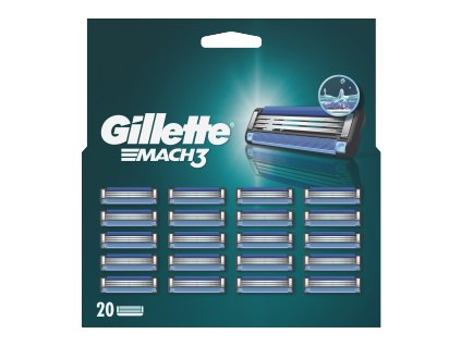 124158 gillette mach3 nahr hlavice 20ks bli