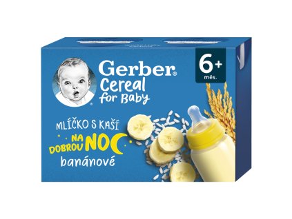 GERBER ml z owsianką (2x200ml/opakowanie) ban 6m+