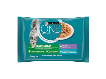126432 purina one kapsa 4x85g sac indoor form