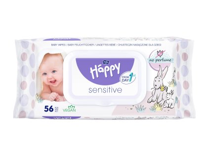 94561 happy baby cistici ubrousky sensitive 56 ks