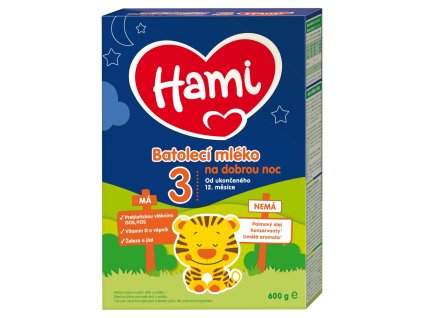 Mleko dla dzieci Hami 600g na dobranoc 12m+