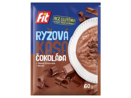 FIT Kaszka ryżowa 60g czekoladowa
