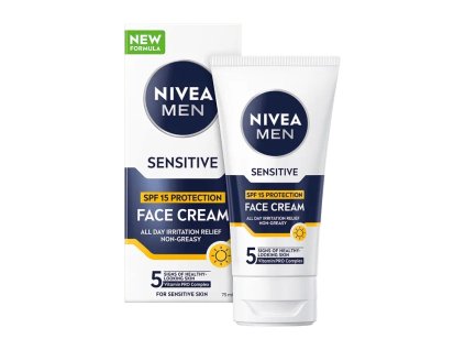 Krem do twarzy Nivea MEN 50ml Sensitive SPF 15