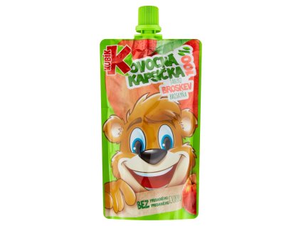 Torebka w kształcie kostki 100g Brzoskwinia