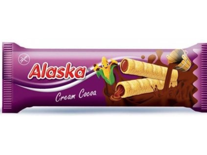 Rurki kukurydziane Alaska z kremem kakaowym 18 g