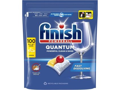 Finish tabs QUANTUM 100 szt. Cytryna