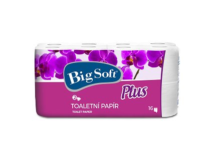 Papier toaletowy Big Soft 2 szt. (16 szt./folia) Plus