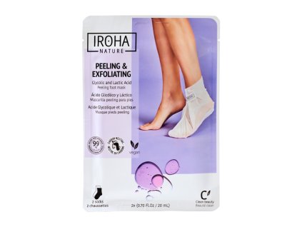 126084 iroha maska na nohy 1 par peelingova