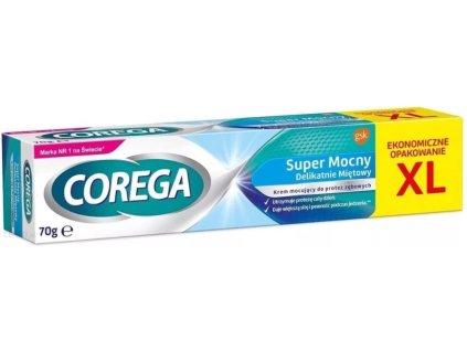 Krem Corega 70g Extra Strong o smaku miętowym