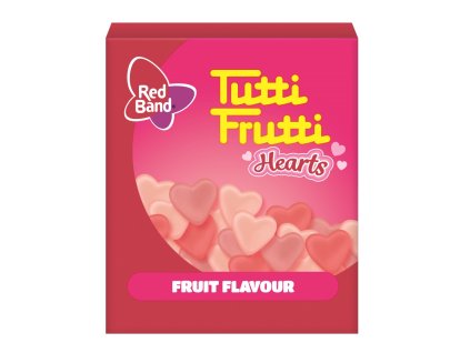 Cukierki listkowe TUTTI FRUTTI SERCE 15g