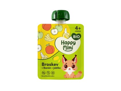 Happy Mimi BIO przekąska owocowa 90g Broske