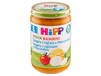 HiPP menu 220g pomidorowa spaghetti mozzarella 8m+