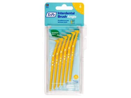 Szczoteczki międzyzębowe TePe 0,7 mm (6 szt./bli) kątowe żółte