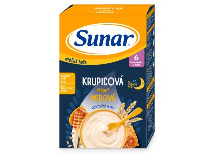 Kaszka mleczna Sunar 210g kasza miód 6m+