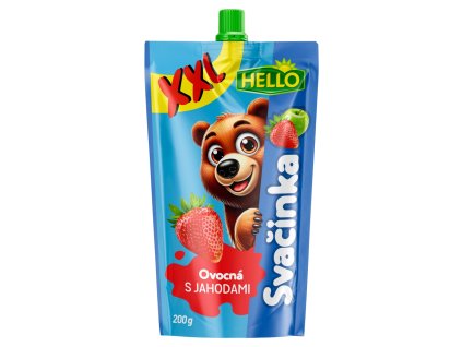 Hello Snack XXL 200g z truskawkami 6m+