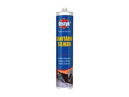 Distyk silikon sanitarny 280ml biały