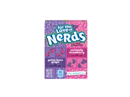 Cukierki Nerds 46g Truskawkowo-winogronowy