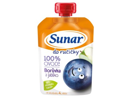 Cukierki do rąk Sunar 100g jagodowe 4m+