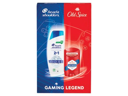 Zestaw prezentowy H&S i Old Spice dla mężczyzn (szampon H&S 330 ml + dezodorant w sztyfcie Old Spice 50 ml Whitewater)
