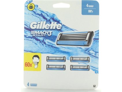 Zamienniki Gillette Mach3 4 szt. Start Ks