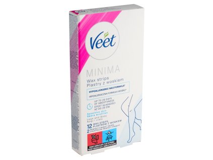 Plastry woskowe VEET Minima (12 szt./partia) do nóg