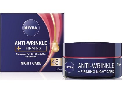 Nivea Anti Wrinkle Ujędrniający krem na noc przeciw zmarszczkom 50 ml