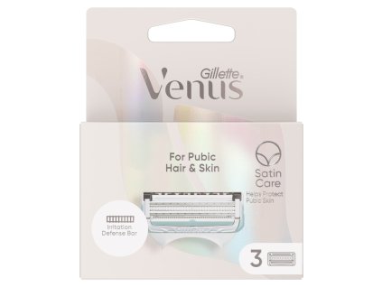 Gillette Venus Satin Care Pubic Hair & Skin 3 szt.