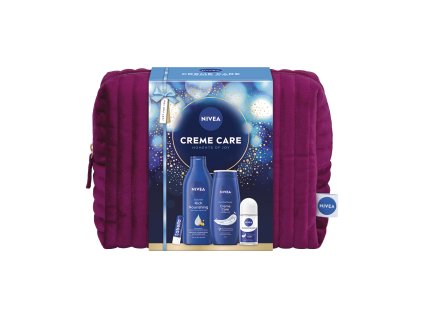 Wkład: NIVEA WTM 400ml + SG Creme Care 250ml + Roll-on Protect&Care 50ml + Labello 4,8g szt.