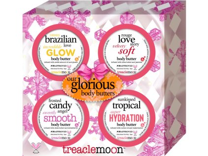 Zestaw prezentowy z masłem do ciała Treaclemoon Our Glorious Body Butters