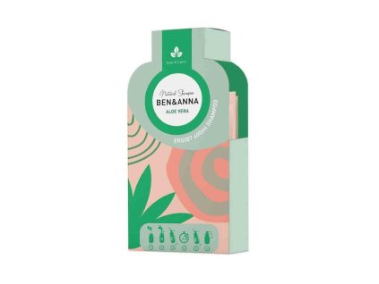 BEN&ANNA Szampon w granulkach ALOE VERA, 2 × 20 g;