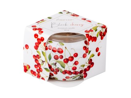 Świeca zapachowa Emocio w szkle Black Cherry Decor 70x62mm