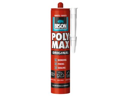 BISON uniwersalny klej i uszczelniacz POLY MAX oryginalny biały 465 g