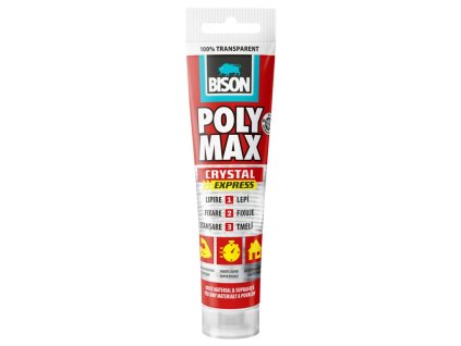 BISON uniwersalny klej montażowy POLY MAX crystal express 115 g