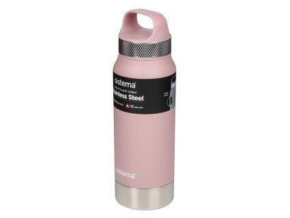 Sistema Hydrate Thermos ze stali nierdzewnej 650 ml, różowy