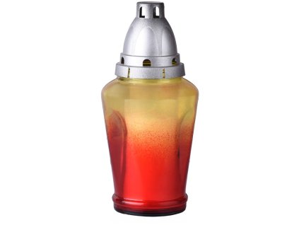 Szkło cmentarne 22 cm, osad 180 g, 58 godz., średni płomień