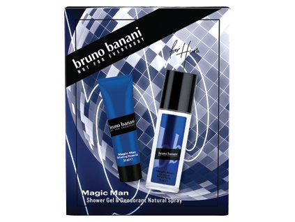 Zestaw prezentowy Bruno Banani dla mężczyzn Magic Man (DNS+żel pod prysznic) 