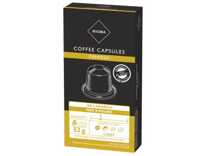 RIOBA Espresso Cremoso káva 52 g kapsle