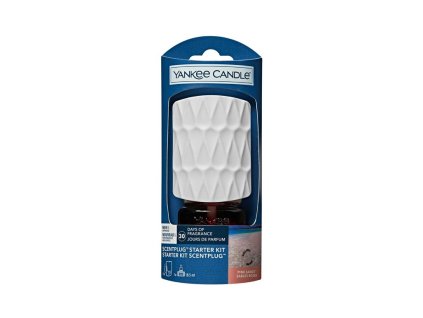 Świeca YANKEE CANDLE PINK SANDS, podstawa do gniazdka elektrycznego