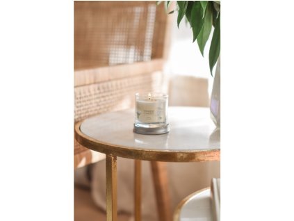 Mały kubek do świec YANKEE CANDLE CLEAN COTTON SIGNATURE