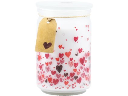 Świeca zapachowa Emocio w szkle 93x142 mm – Love You