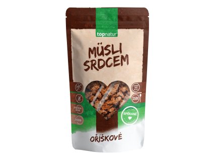 Topnatur Muesli z sercem 350g orzechowy