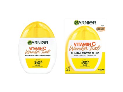 GARNIER płyn tonizujący 40ml Wit. C Med SPF50