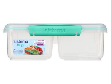 Lunchbox Sistema To Go Quad Split 1,7 l, mięta
