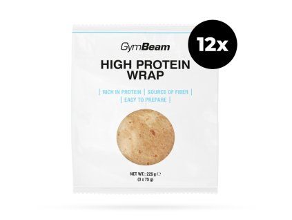 high protein wrap 12x225 g gymbeam