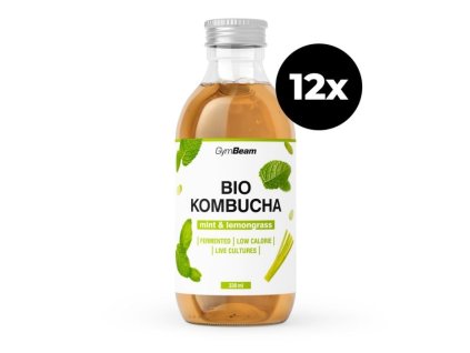 bio kombucha mint lemongrass mockup bulk