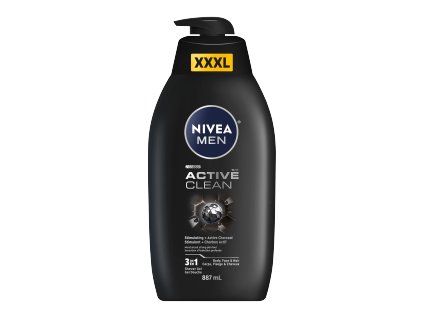 Nivea MEN SG 887ml Aktywna Czystość