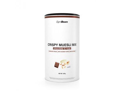 crispy muesli mix chocolate nuts 420 g gymbeam
