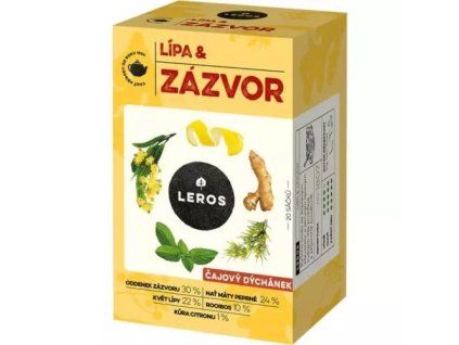 Herbatka Leros imbir i lipa @20x2g