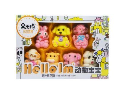 GLQ Marshmallow HELLO Baby Animals Shape 92g CN